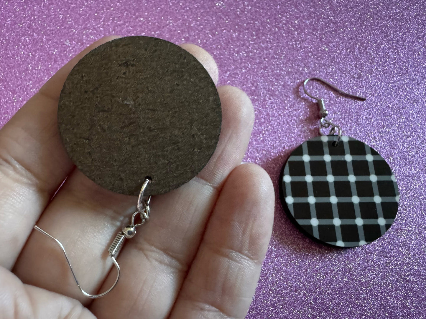 Optical Illusion Earrings: Sublimated Optical Illusions, Unique Earrings, Quirky Jewelry, Hypnotic, Hypnotize, Best Gifts for Her/Him/Them