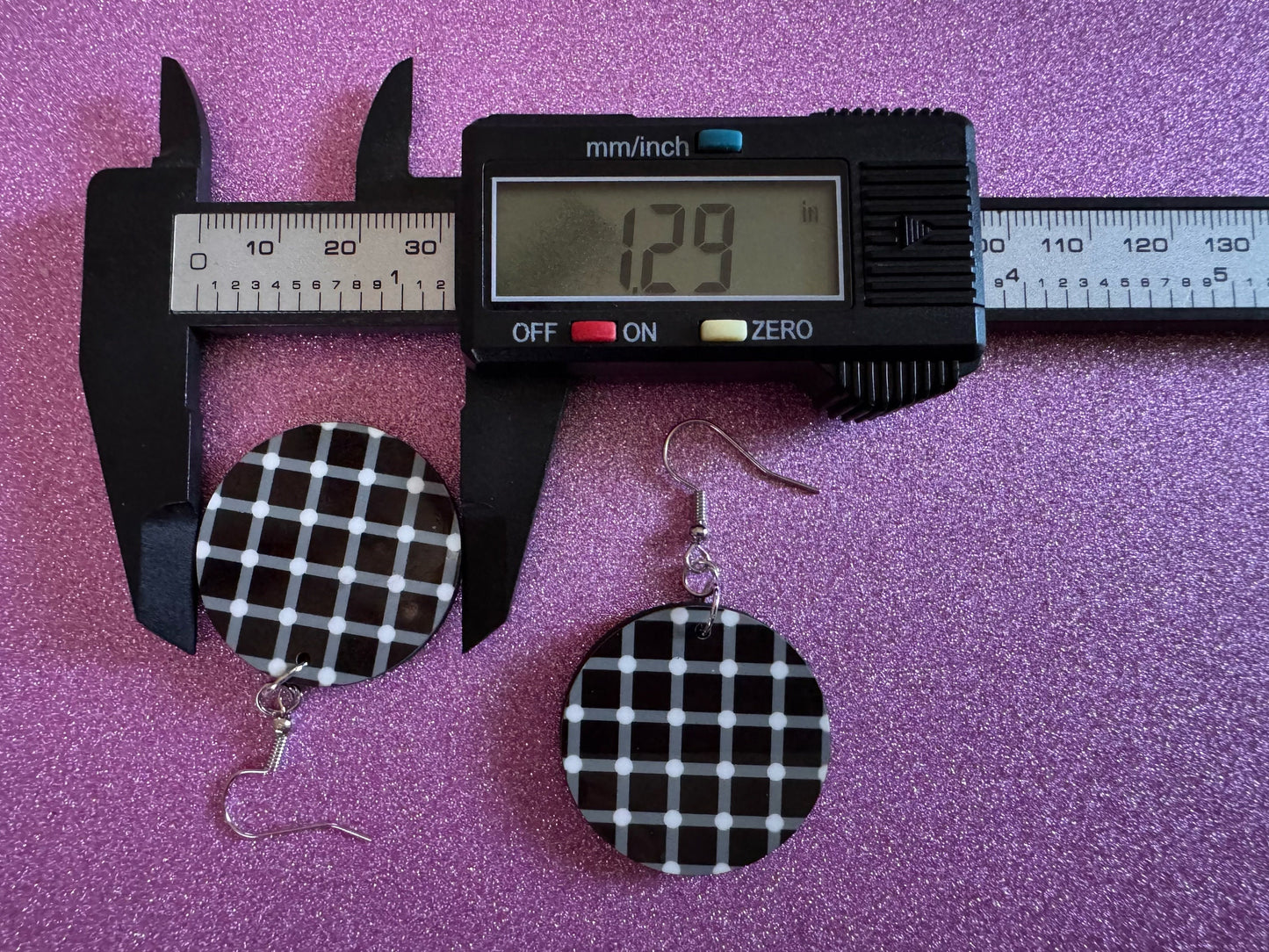 Optical Illusion Earrings: Sublimated Optical Illusions, Unique Earrings, Quirky Jewelry, Hypnotic, Hypnotize, Best Gifts for Her/Him/Them