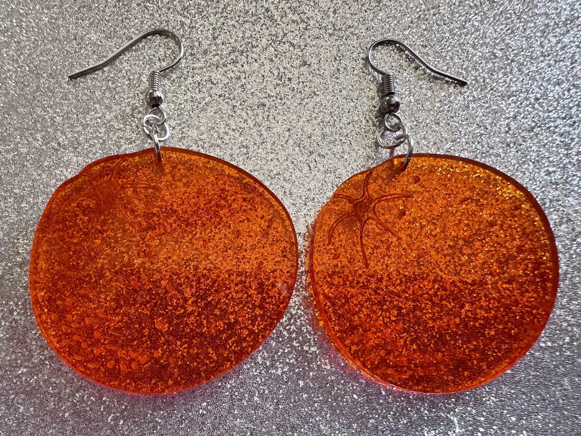 Orange Earrings: Laser Cut Acrylic Oranges, Fruit, Citrus, Mandarin, Food Earrings, Orange Slices, Orange Tree, Best Gifts for Her/Him/Them