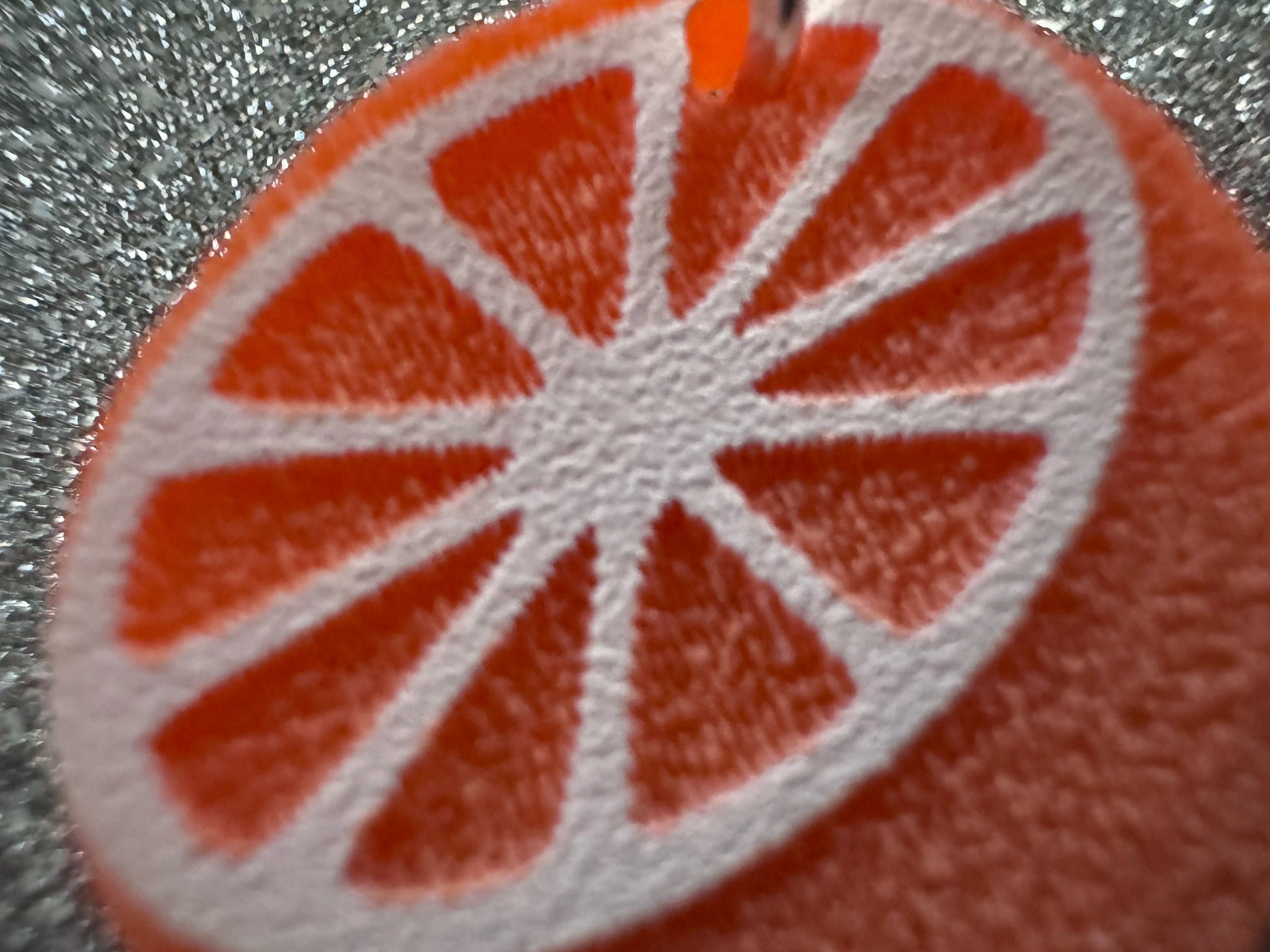 Orange Earrings: Laser Cut Acrylic Oranges, Fruit, Citrus, Oranges, Food Earrings, Sliced Oranges, Best Gifts for Her/Him/Them