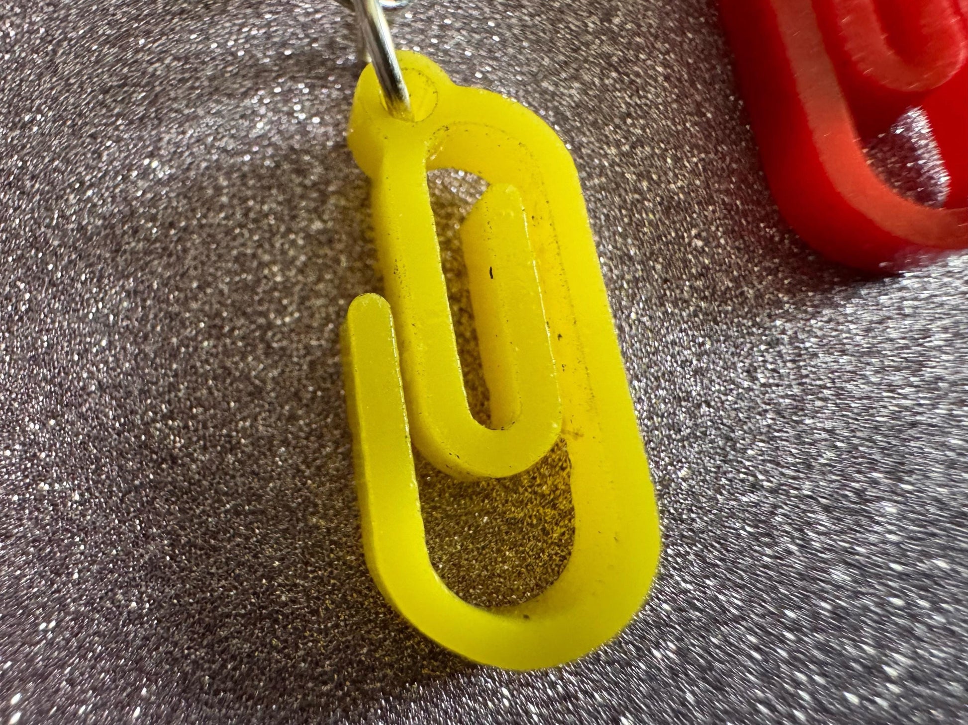 Paperclip Earrings: Laser Cut Acrylic Paper Clip Earrings, Writing, Teacher, Back to School Stationary, Colorful Best Gifts for Her/Him/Them