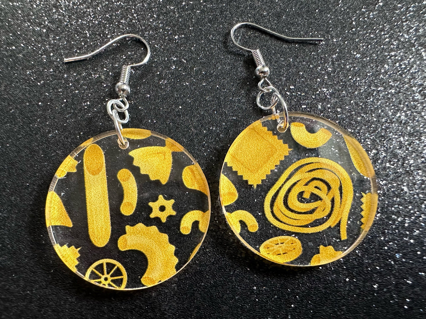 Pasta Earrings: 3D Printed Traffic Penne Pasta, Italian Food, Novelty Earrings, Tortiglioni, Bow Tie Pasta, Best Gifts for Her/Him/Them