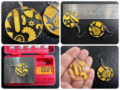 Pasta Earrings: 3D Printed Traffic Penne Pasta, Italian Food, Novelty Earrings, Tortiglioni, Bow Tie Pasta, Best Gifts for Her/Him/Them