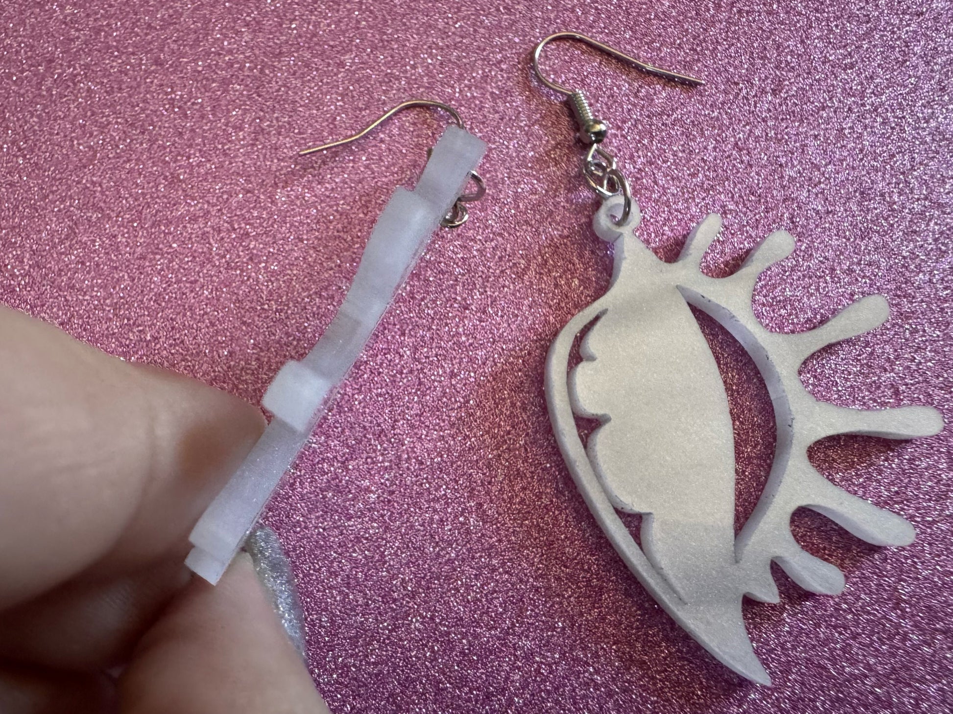 Pearlescent Shell Earrings: Laser Cut Acrylic Shells, Ocean, Beach, Seashells, Pearl, Mollusks, Sea Creature, Best Gifts for Her/Him/Them