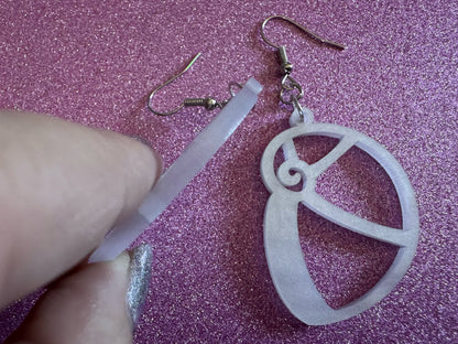 Pearlescent Shell Earrings: Laser Cut Acrylic Shells, Ocean, Beach, Seashells, Pearl, Mollusks, Sea Creature, Best Gifts for Her/Him/Them