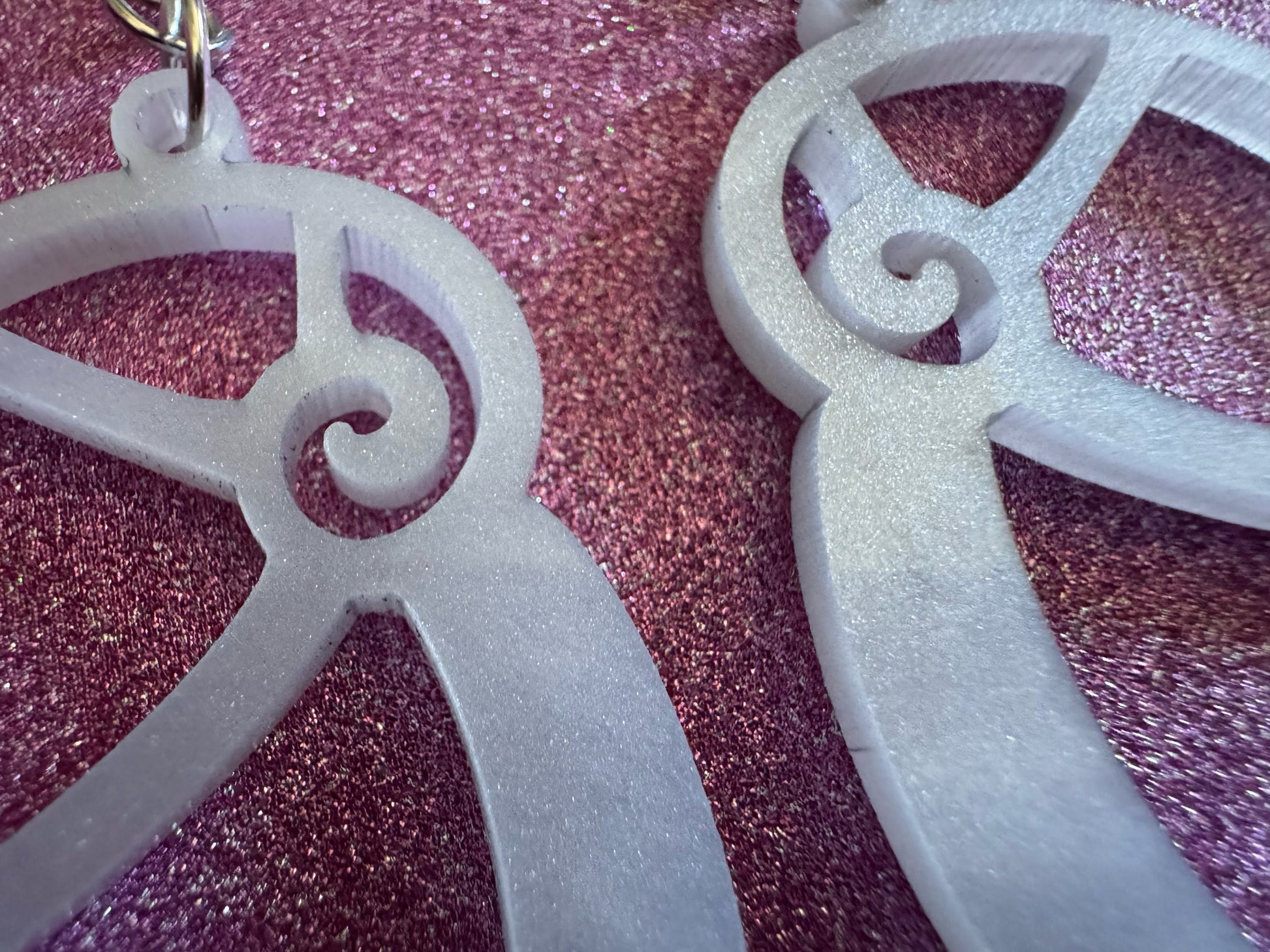 Pearlescent Shell Earrings: Laser Cut Acrylic Shells, Ocean, Beach, Seashells, Pearl, Mollusks, Sea Creature, Best Gifts for Her/Him/Them