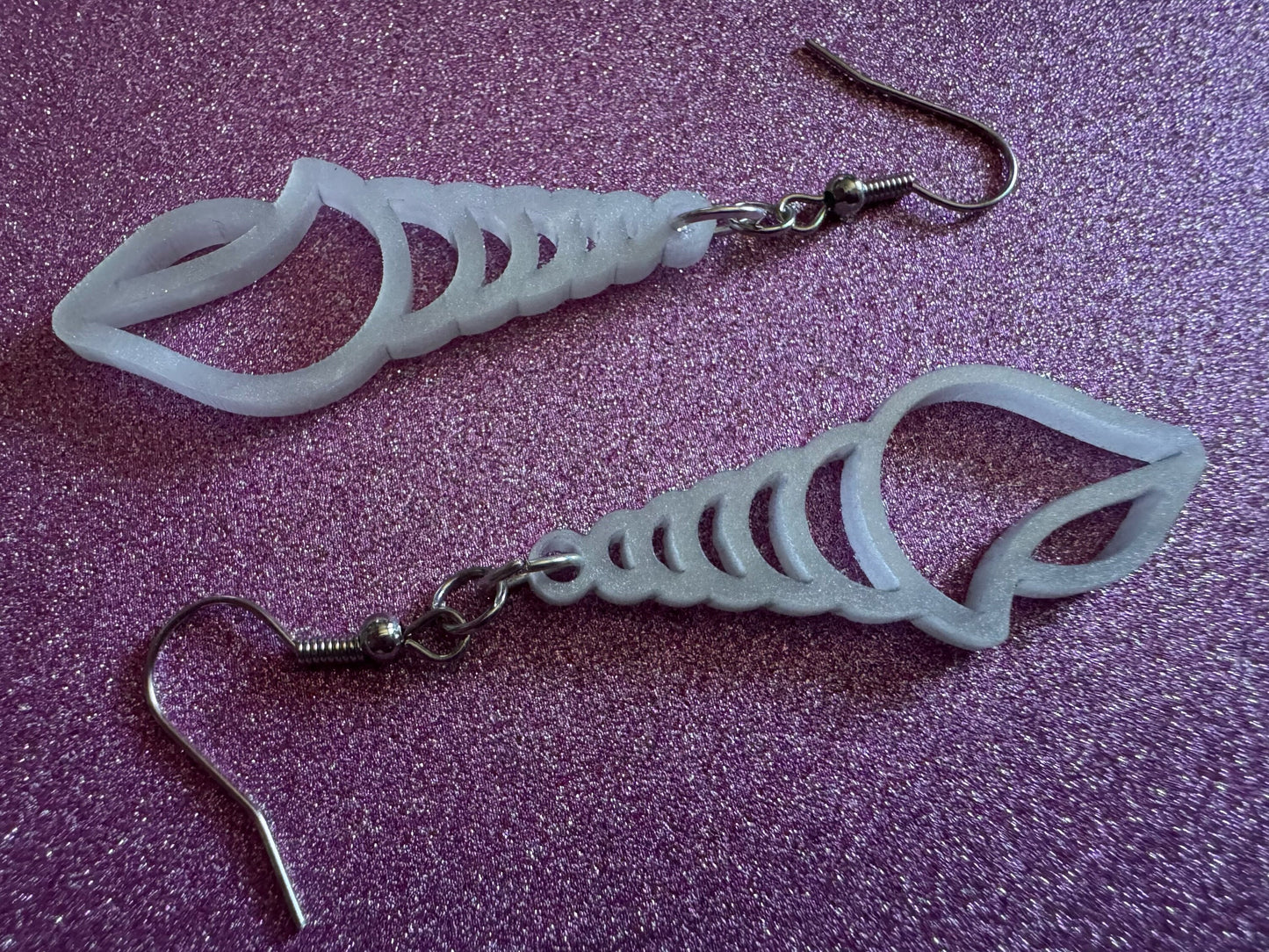 Pearlescent Shell Earrings: Laser Cut Acrylic Shells, Ocean, Beach, Seashells, Pearl, Mollusks, Sea Creature, Best Gifts for Her/Him/Them