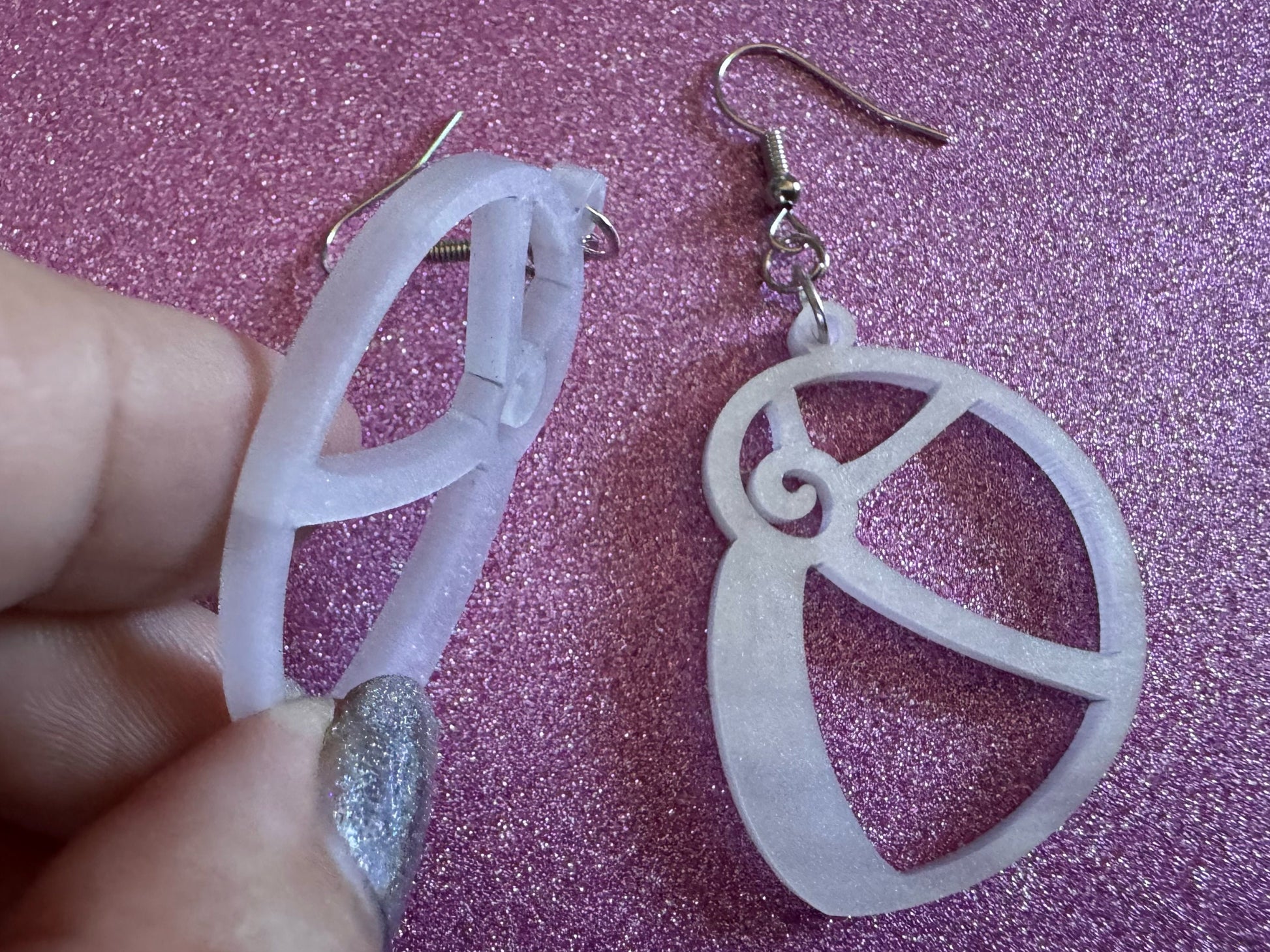 Pearlescent Shell Earrings: Laser Cut Acrylic Shells, Ocean, Beach, Seashells, Pearl, Mollusks, Sea Creature, Best Gifts for Her/Him/Them