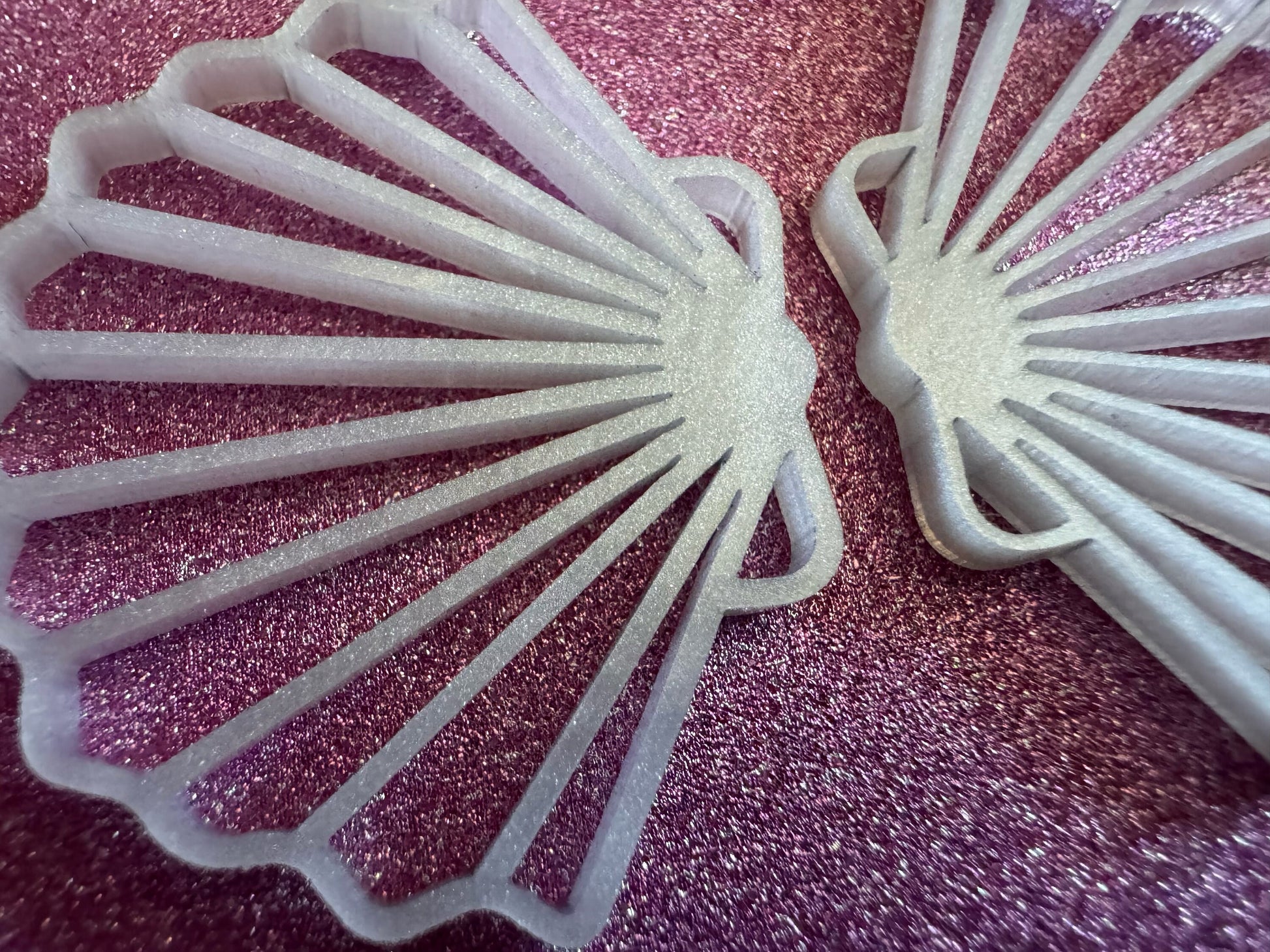 Pearlescent Shell Earrings: Laser Cut Acrylic Shells, Ocean, Beach, Seashells, Pearl, Mollusks, Sea Creature, Best Gifts for Her/Him/Them