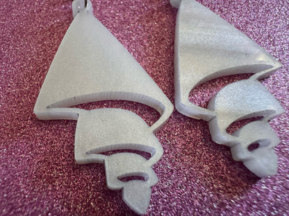 Pearlescent Shell Earrings: Laser Cut Acrylic Shells, Ocean, Beach, Seashells, Pearl, Mollusks, Sea Creature, Best Gifts for Her/Him/Them