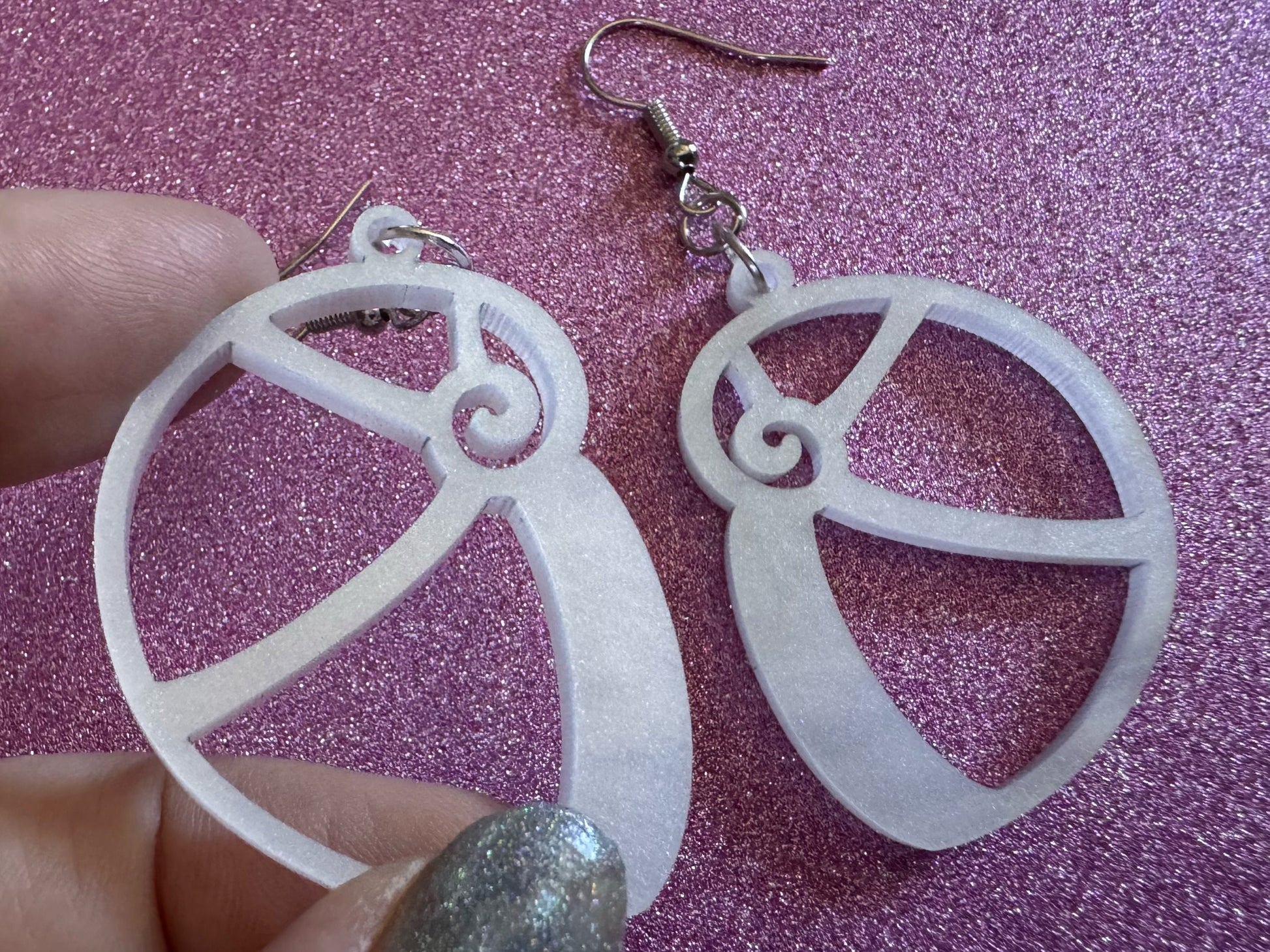 Pearlescent Shell Earrings: Laser Cut Acrylic Shells, Ocean, Beach, Seashells, Pearl, Mollusks, Sea Creature, Best Gifts for Her/Him/Them