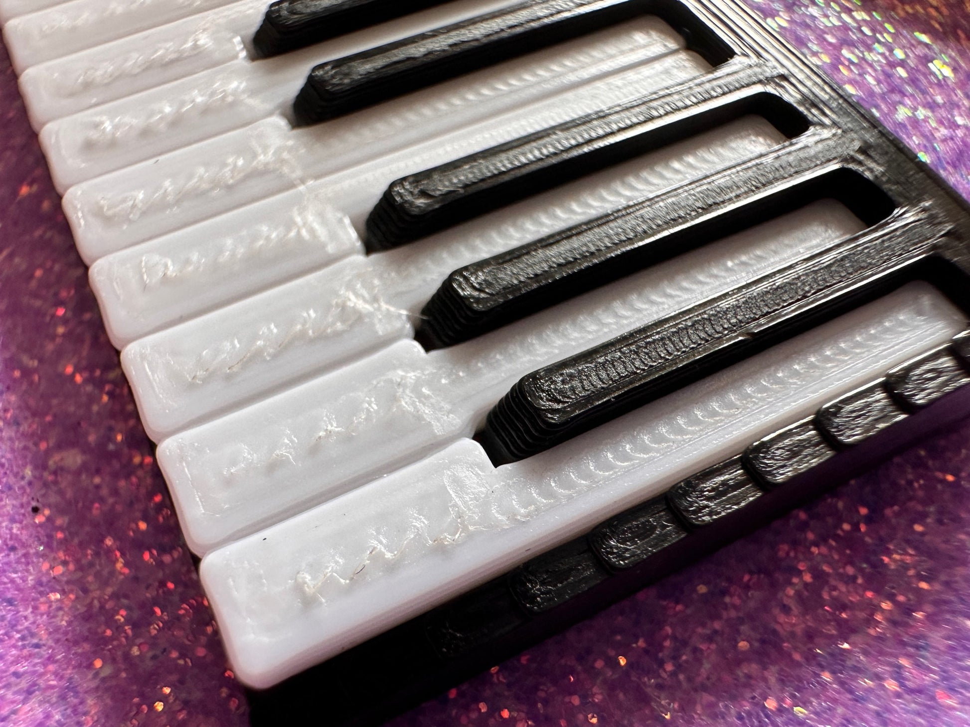 Piano Earrings: 3D Printed Piano Keyboards, Classical Music, Concert, Musical, Musician, Mozart, Instrument, Best Gifts for Her/Him/Them