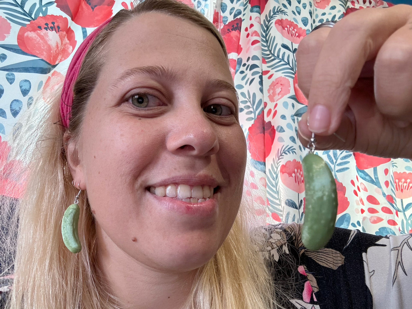 Pickle Earrings: 3D Printed Pickles, Cucumbers, Vegetables, Cartoon, Food Earrings, Best Gifts for Her/Him/Them