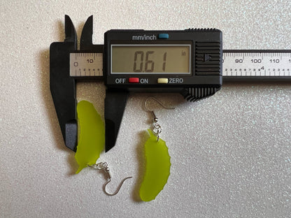 Pickle Earrings: Laser Cut Acrylic Pickles, Cucumbers, Vegetables, Cartoon, Food Earrings, Best Gifts for Her/Him/Them