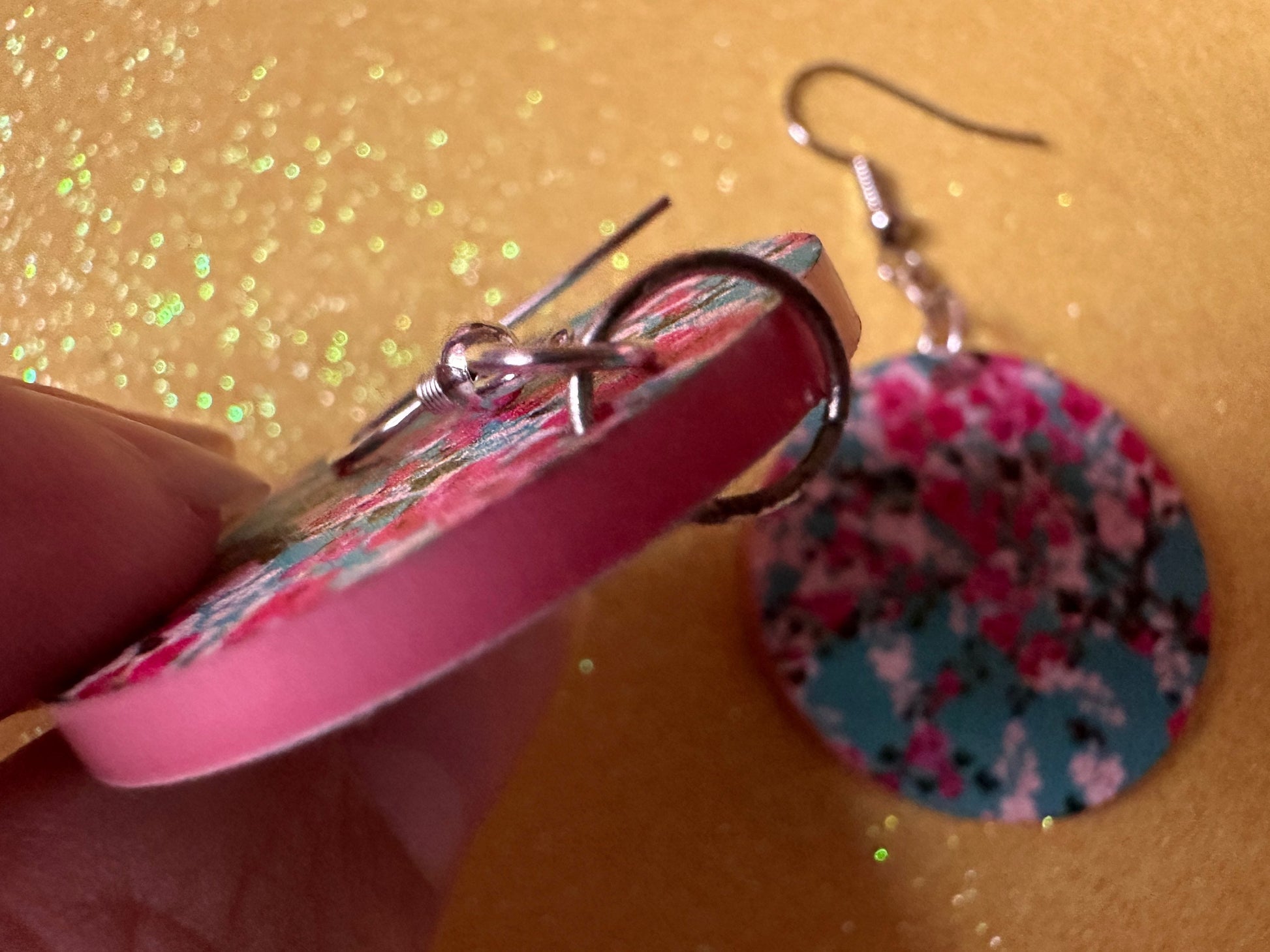 Pink Flower Earrings: Laser Cut Acrylic Flowers, Floral, Blue, Botany, Garden, Summer Vibes, Cherry Blossoms, Best Gifts for Her/Him/Them