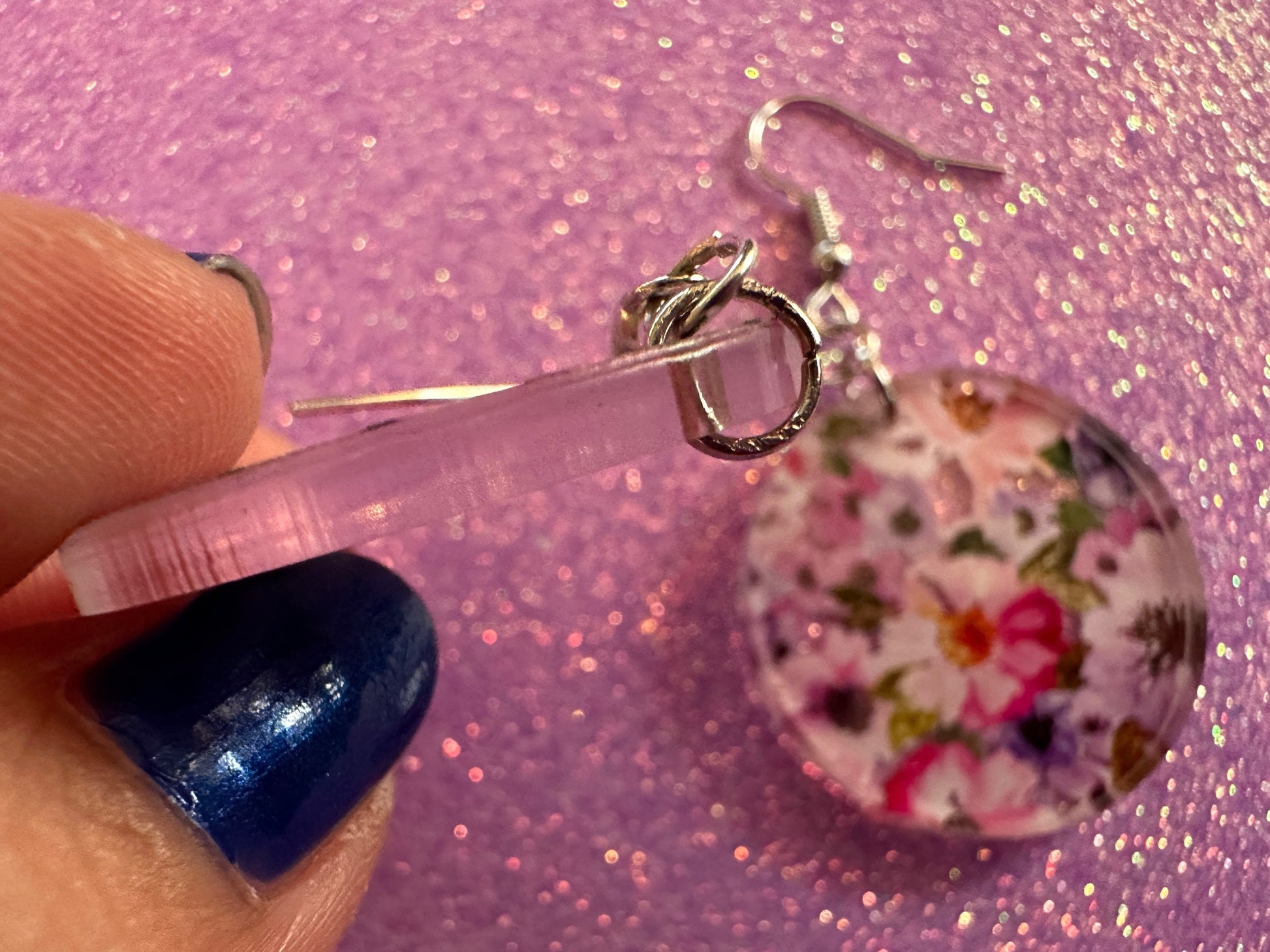 Pink & Purple Flower Earrings: Laser Cut Acrylic Flowers, Floral, Plants, Gardening, Summer Vibes, Bouquet, Best Gifts for Her/Him/Them