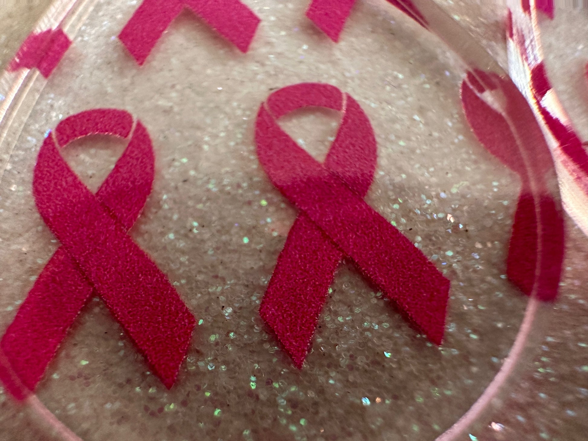 Pink Ribbon Earrings: Laser Cut Acrylic Awareness Ribbons, Activism, Good Cause, Breast Cancer, October, Boobs, Best Gifts for Her/Him/Them