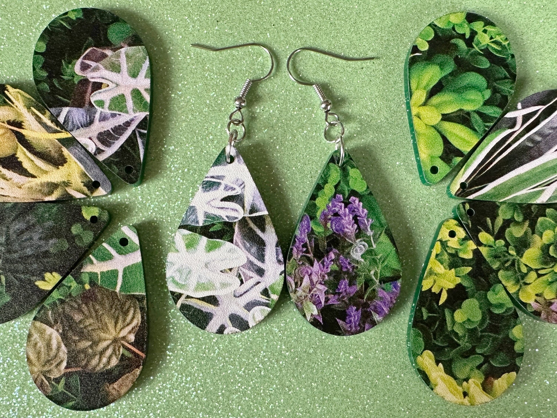 Plant Earrings: Laser Cut Acrylic Succulents, Cacti, House Plants, Greenhouse, Tree, Green Earrings, Plant Mom, Best Gifts for Her/Him/Them