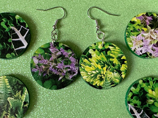 Plant Earrings: Laser Cut Acrylic Succulents, Cacti, House Plants, Greenhouse, Tree, Green Earrings, Plant Mom, Best Gifts for Her/Him/Them