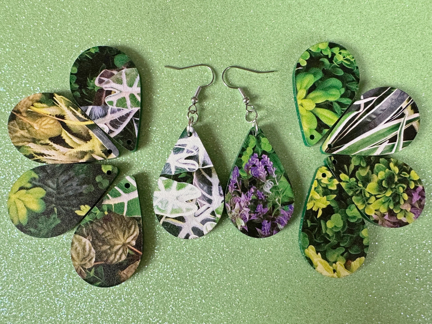 Plant Earrings: Laser Cut Acrylic Succulents, Cacti, House Plants, Greenhouse, Tree, Green Earrings, Plant Mom, Best Gifts for Her/Him/Them