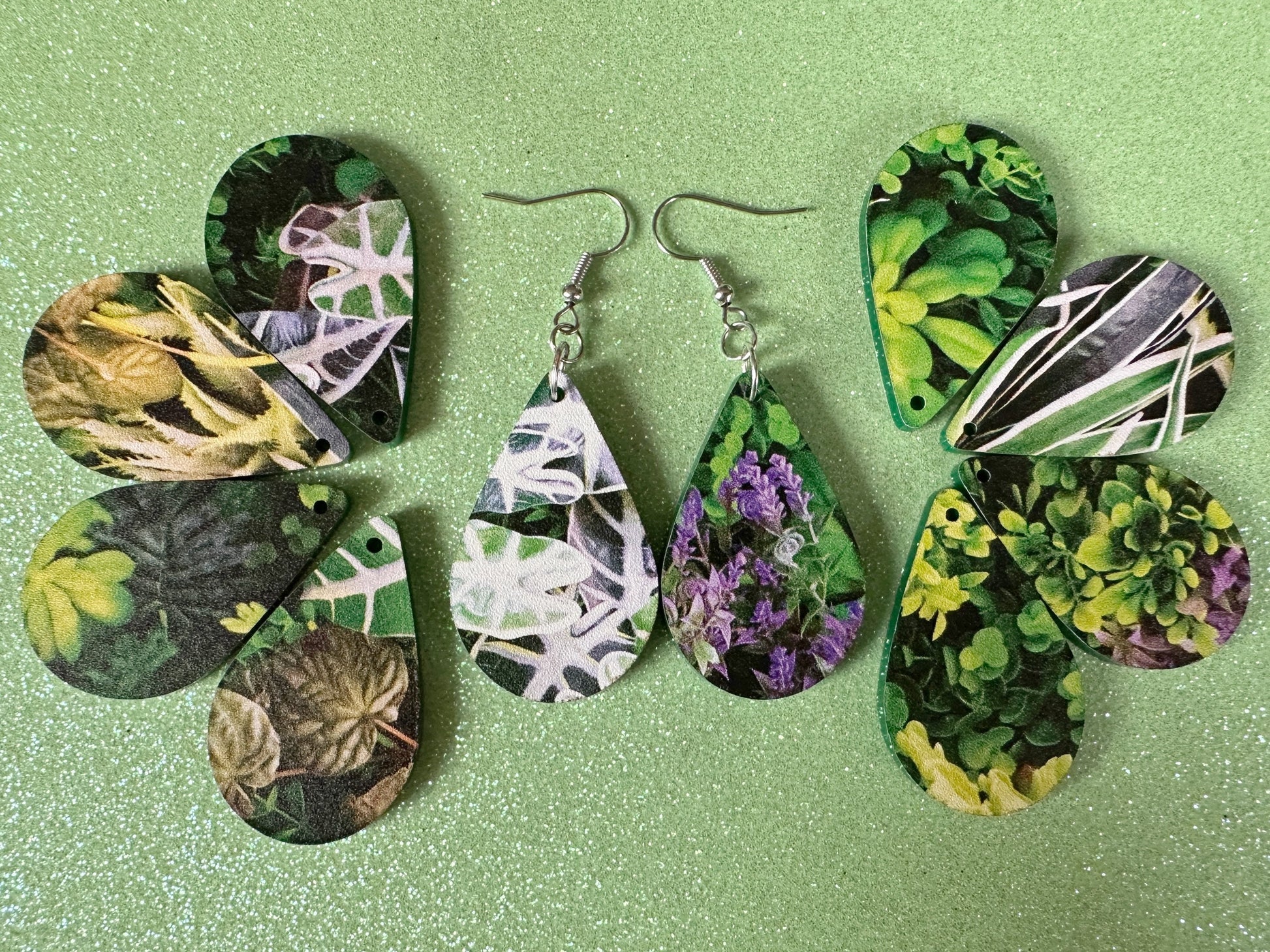 Plant Earrings: Laser Cut Acrylic Succulents, Cacti, House Plants, Greenhouse, Tree, Green Earrings, Plant Mom, Best Gifts for Her/Him/Them