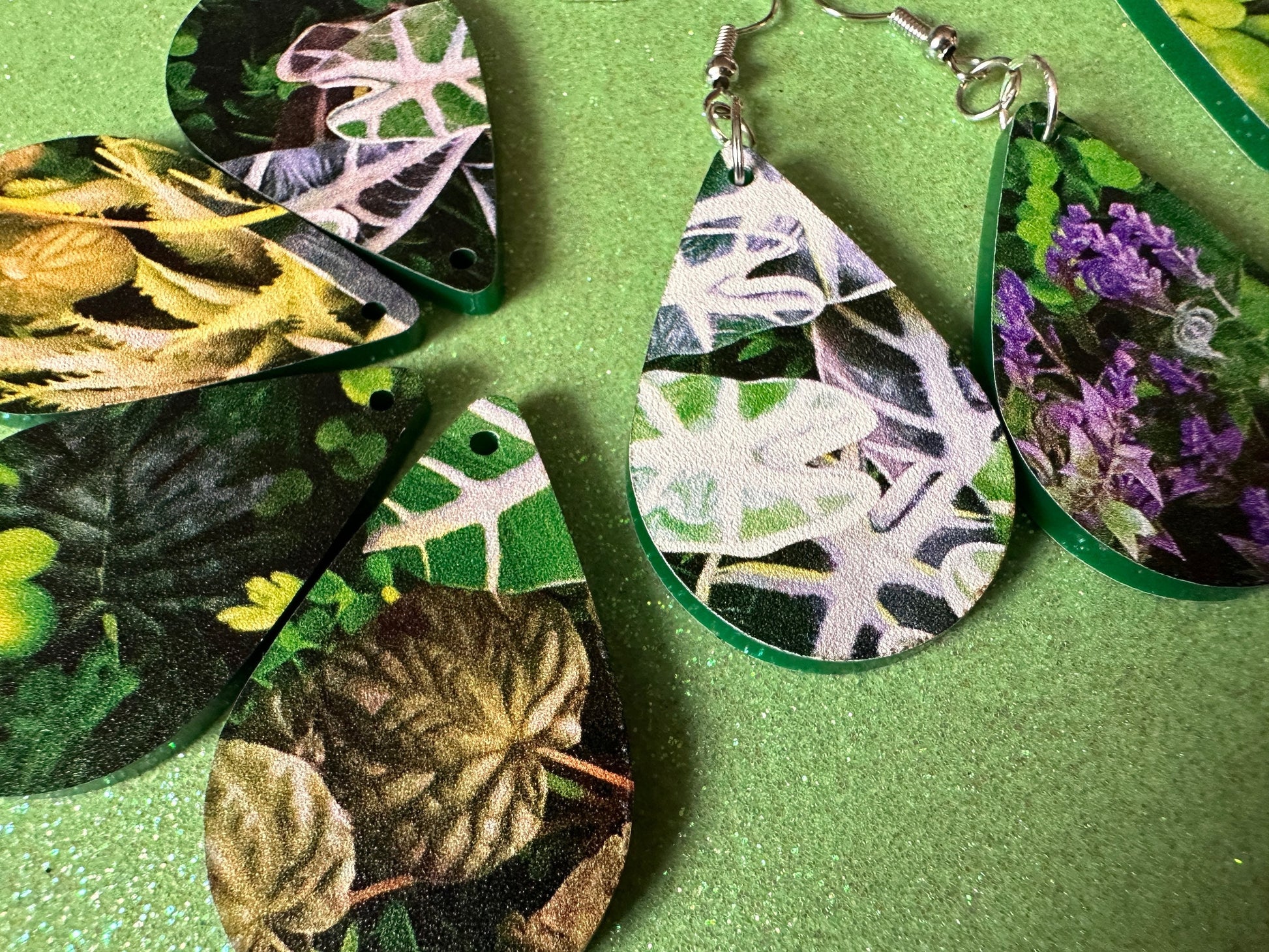 Plant Earrings: Laser Cut Acrylic Succulents, Cacti, House Plants, Greenhouse, Tree, Green Earrings, Plant Mom, Best Gifts for Her/Him/Them