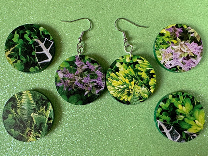 Plant Earrings: Laser Cut Acrylic Succulents, Cacti, House Plants, Greenhouse, Tree, Green Earrings, Plant Mom, Best Gifts for Her/Him/Them