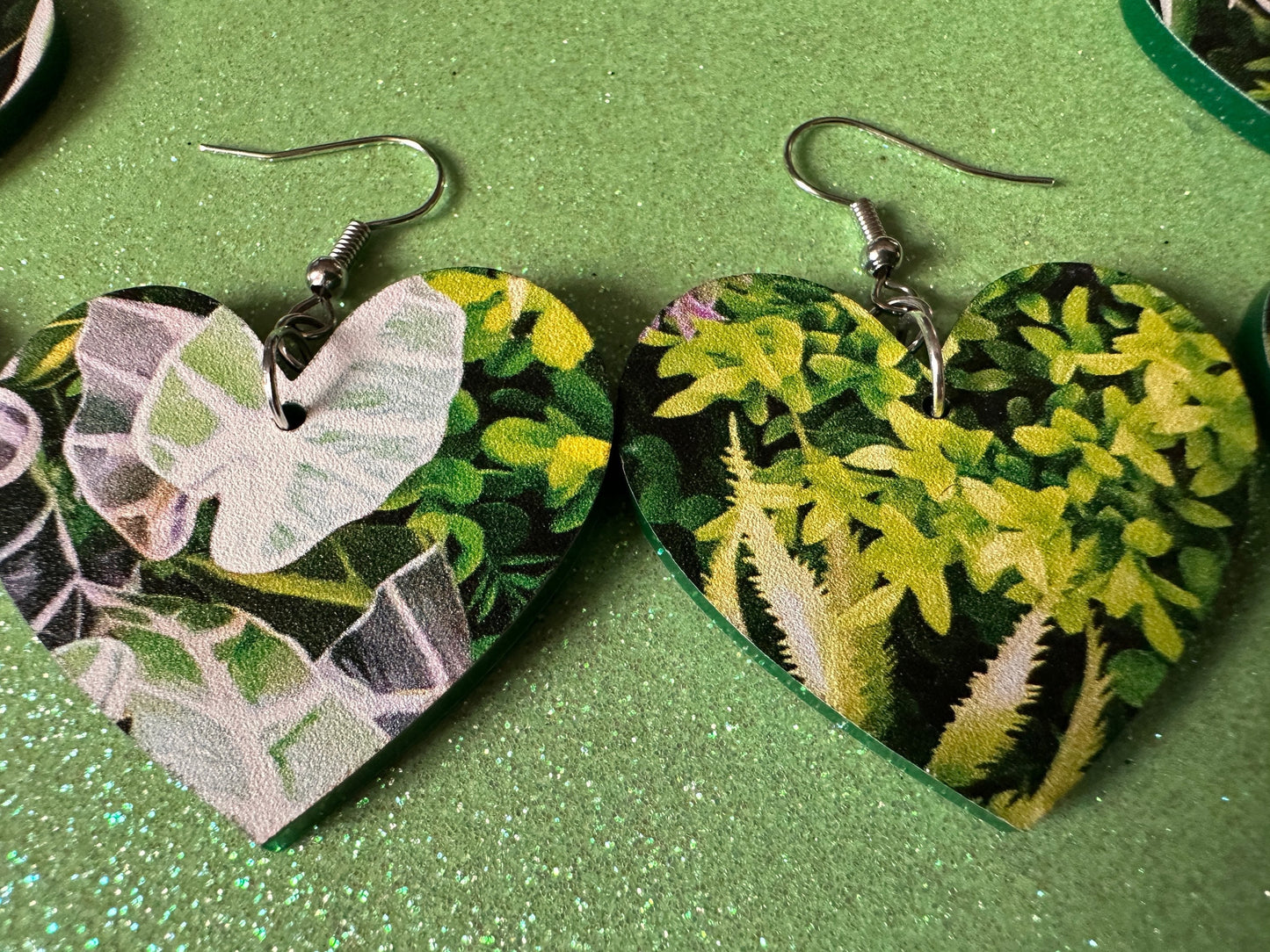 Plant Earrings: Laser Cut Acrylic Succulents, Cacti, House Plants, Greenhouse, Tree, Green Earrings, Plant Mom, Best Gifts for Her/Him/Them