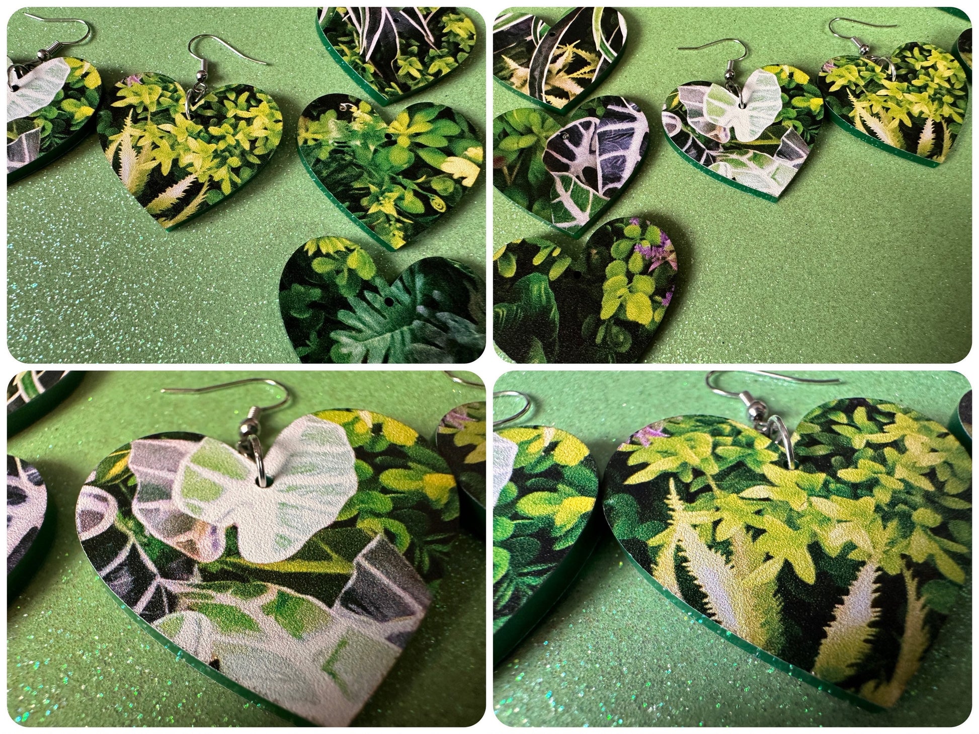 Plant Earrings: Laser Cut Acrylic Succulents, Cacti, House Plants, Greenhouse, Tree, Green Earrings, Plant Mom, Best Gifts for Her/Him/Them