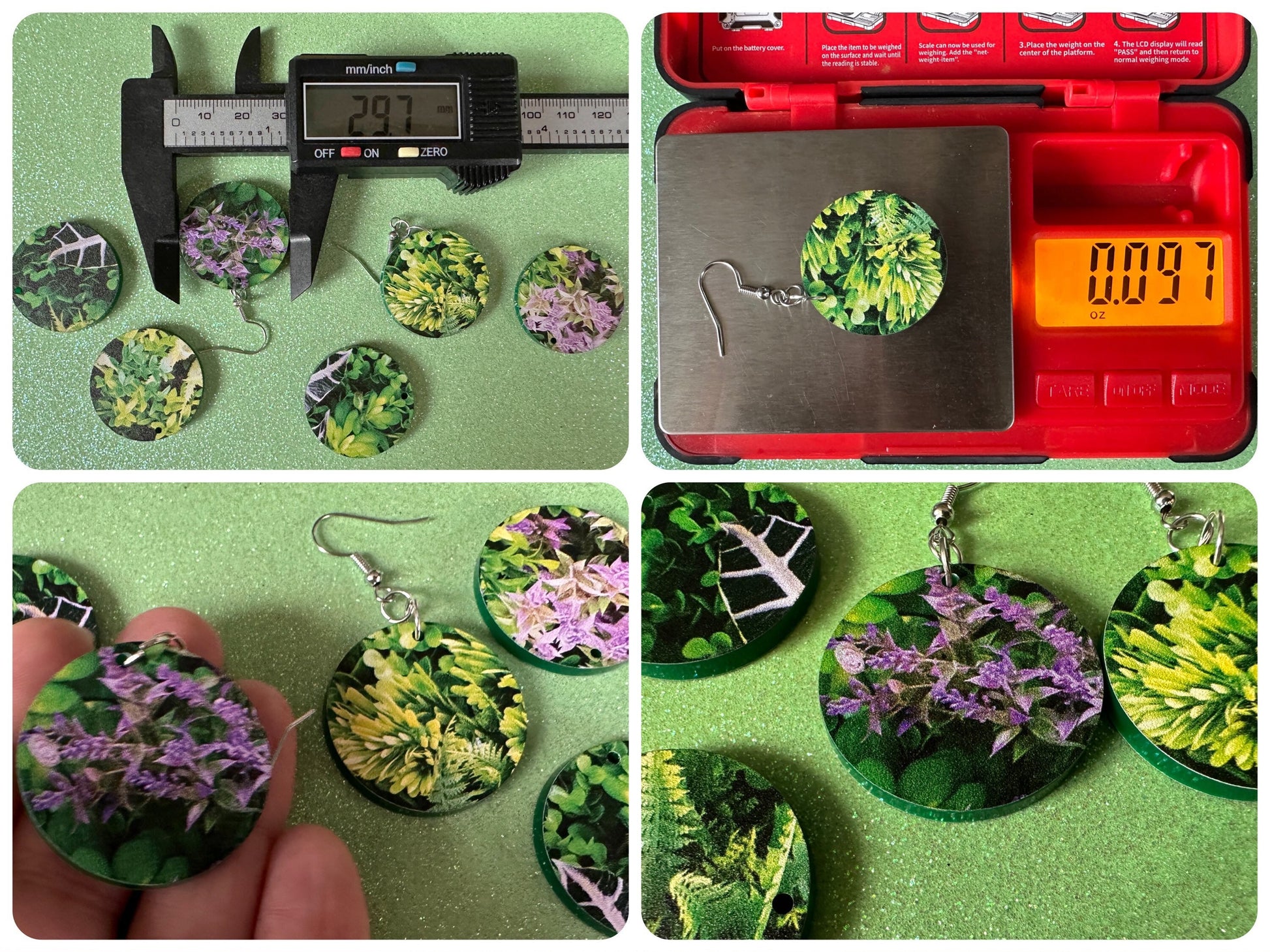 Plant Earrings: Laser Cut Acrylic Succulents, Cacti, House Plants, Greenhouse, Tree, Green Earrings, Plant Mom, Best Gifts for Her/Him/Them