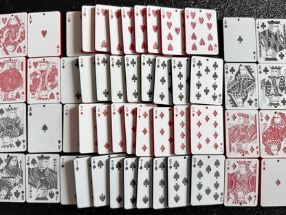 Playing Card Earrings: Laser Cut Acrylic Playing Cards, Hearts, Spades, Diamonds, Clubs, Game Night, Poker, Best Gifts for Her/Him/Them