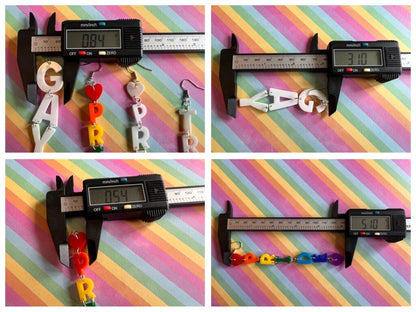 Pride Earrings: Laser Cut Acrylic Identity Earrings, Gay, Trans, Bi, Love is Love, Pride Parade Swag, Novelty, Best Gifts for Her/Him/Them
