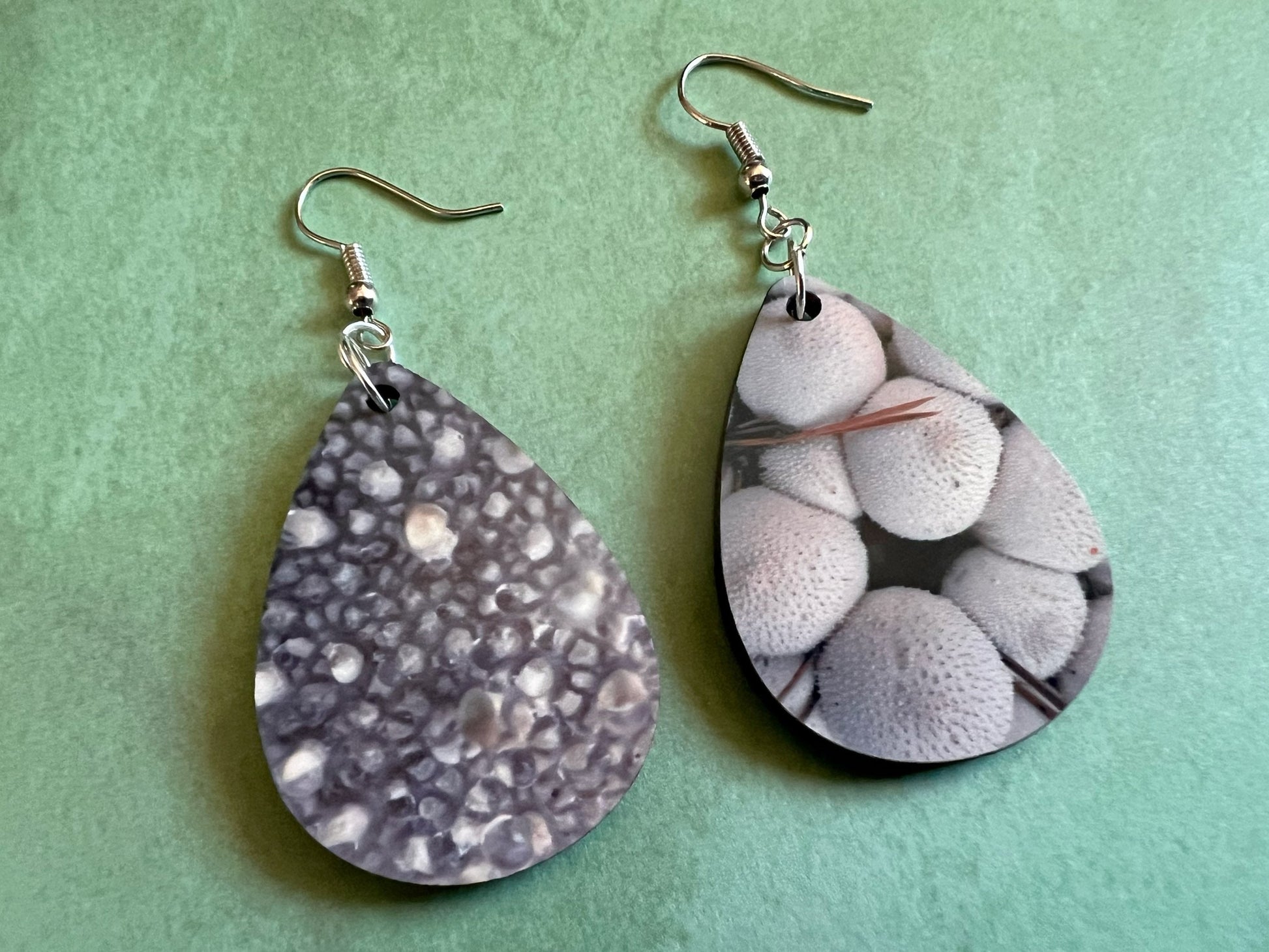 Puff Ball Mushroom Earrings: Mycology, Chanterelle, Morel, Bolete, Amanita Sublimated, Mushroom Jewelry, Best Gifts for Her/Him/Them