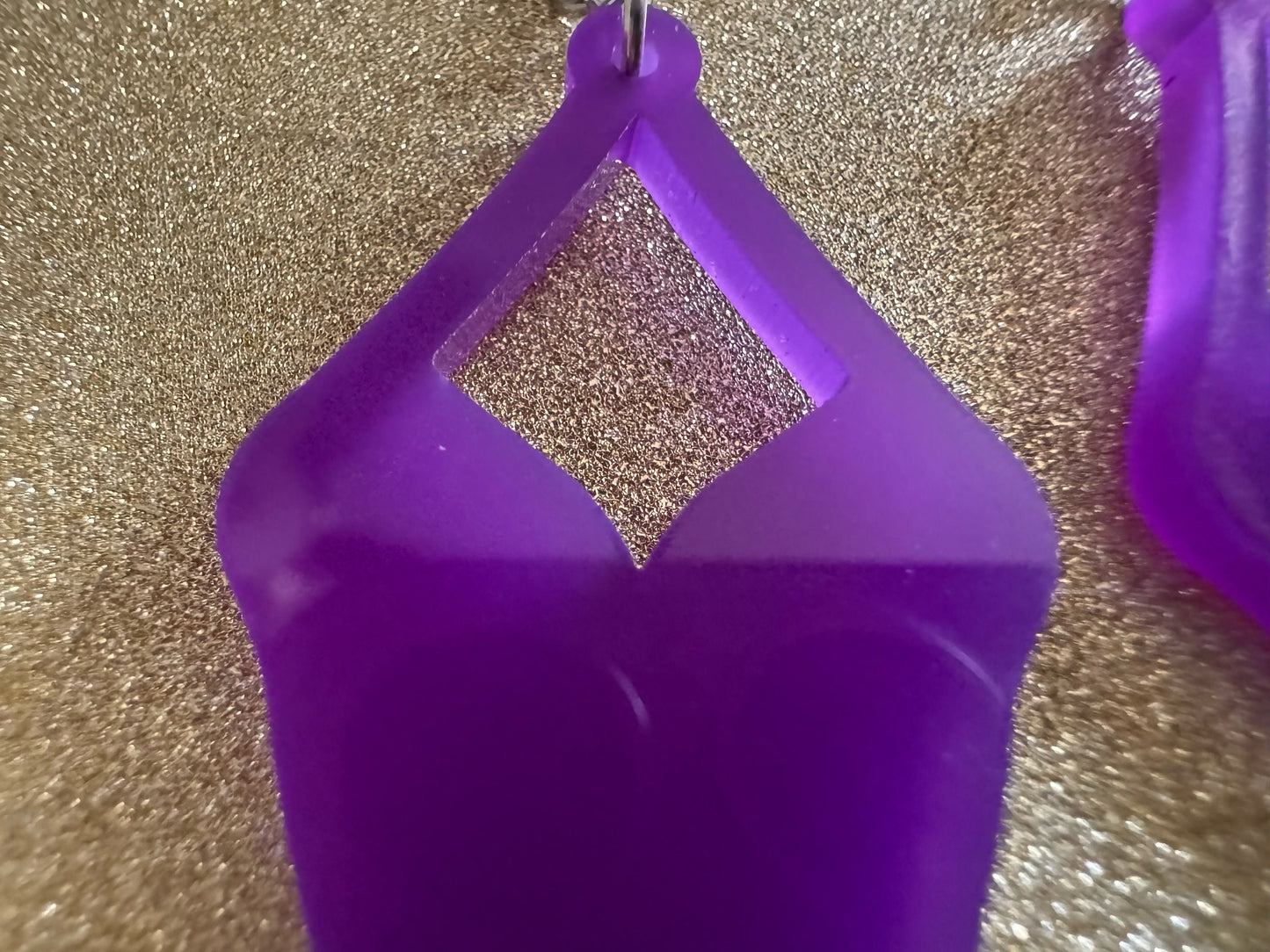 Purple Bathing Suit Earrings: Laser Cut Acrylic Swimsuit Earrings, Beach, Swim, Swimming, Swimmer, Vacay, Best Gifts for Her/Him/Them
