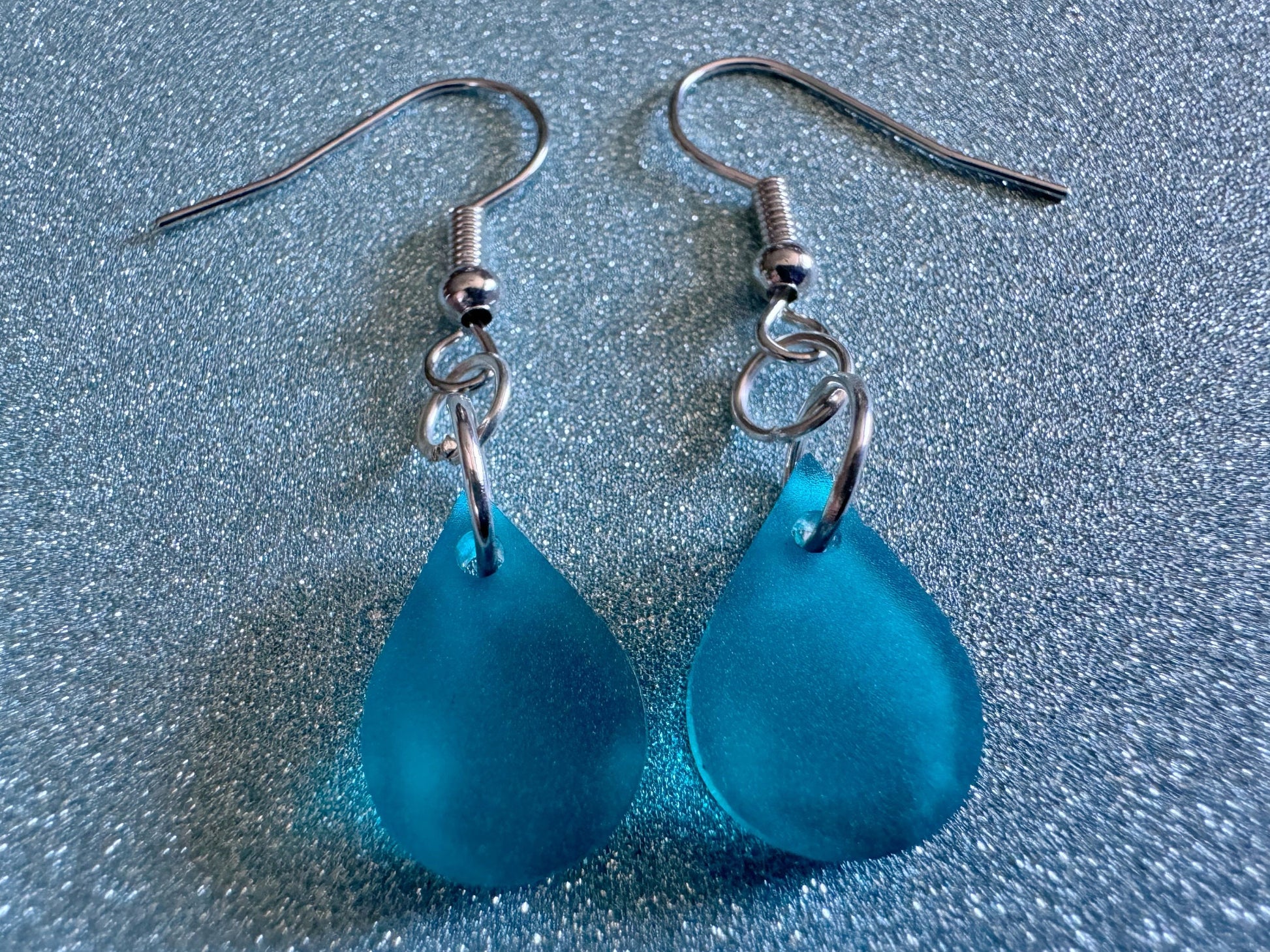 Rain Earrings: Laser Cut Acrylic Raindrops, Rain Drops, Drop, Tear, Stormy Weather, Raining, Rain Storm, Cold, Best Gifts for Her/Him/Them