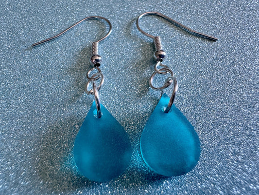 Rain Earrings: Laser Cut Acrylic Raindrops, Rain Drops, Drop, Tear, Stormy Weather, Raining, Rain Storm, Cold, Best Gifts for Her/Him/Them