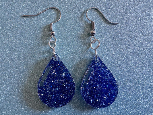Rain Earrings: Laser Cut Acrylic Raindrops, Rain Drops, Drop, Tear, Stormy Weather, Raining, Rain Storm, Cold, Best Gifts for Her/Him/Them
