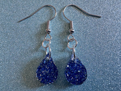 Rain Earrings: Laser Cut Acrylic Raindrops, Rain Drops, Drop, Tear, Stormy Weather, Raining, Rain Storm, Cold, Best Gifts for Her/Him/Them