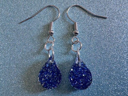 Rain Earrings: Laser Cut Acrylic Raindrops, Rain Drops, Drop, Tear, Stormy Weather, Raining, Rain Storm, Cold, Best Gifts for Her/Him/Them