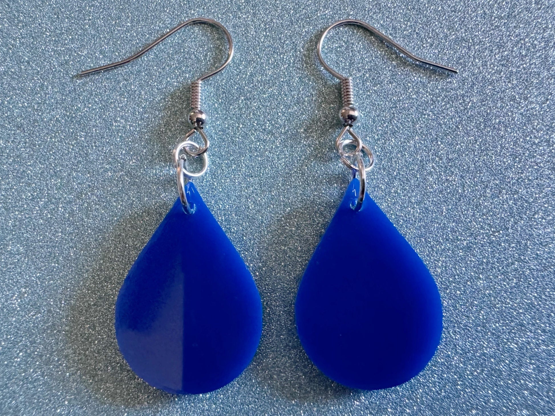 Rain Earrings: Laser Cut Acrylic Raindrops, Rain Drops, Drop, Tear, Stormy Weather, Raining, Rain Storm, Cold, Best Gifts for Her/Him/Them