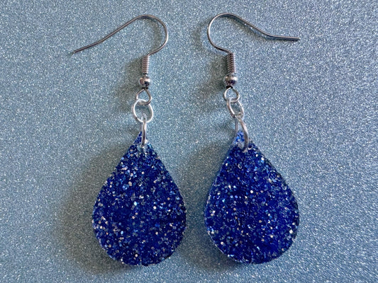 Rain Earrings: Laser Cut Acrylic Raindrops, Rain Drops, Drop, Tear, Stormy Weather, Raining, Rain Storm, Cold, Best Gifts for Her/Him/Them