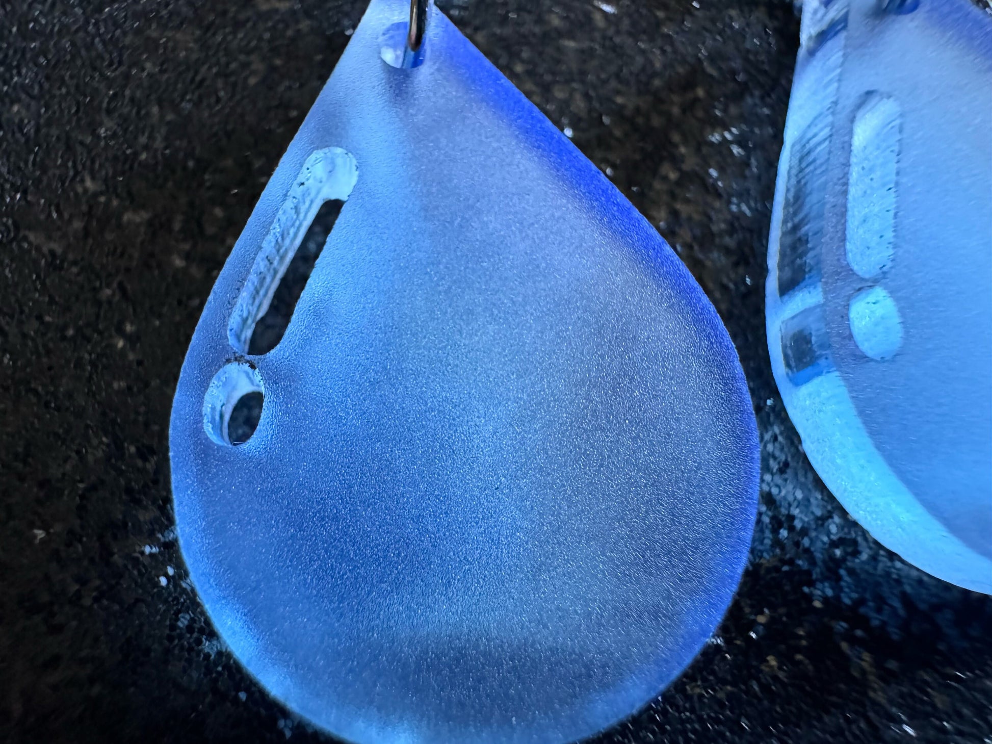 Rain Earrings: Laser Cut Acrylic Raindrops, Rain Drops, Drop, Tear, Stormy Weather, Raining, Rain Storm, Cold, Best Gifts for Her/Him/Them