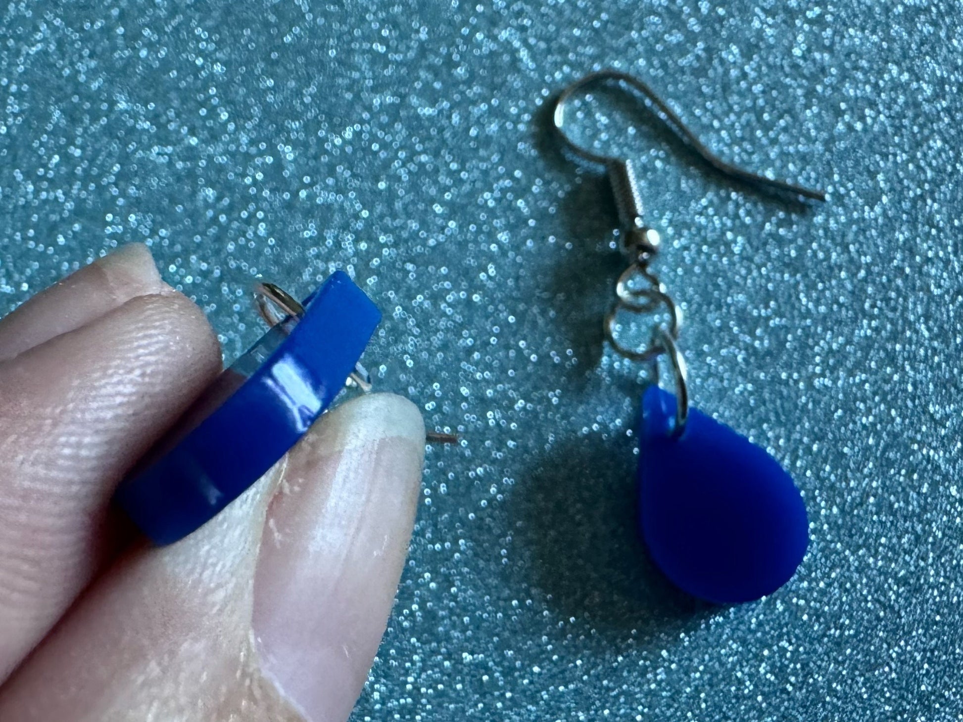 Rain Earrings: Laser Cut Acrylic Raindrops, Rain Drops, Drop, Tear, Stormy Weather, Raining, Rain Storm, Cold, Best Gifts for Her/Him/Them