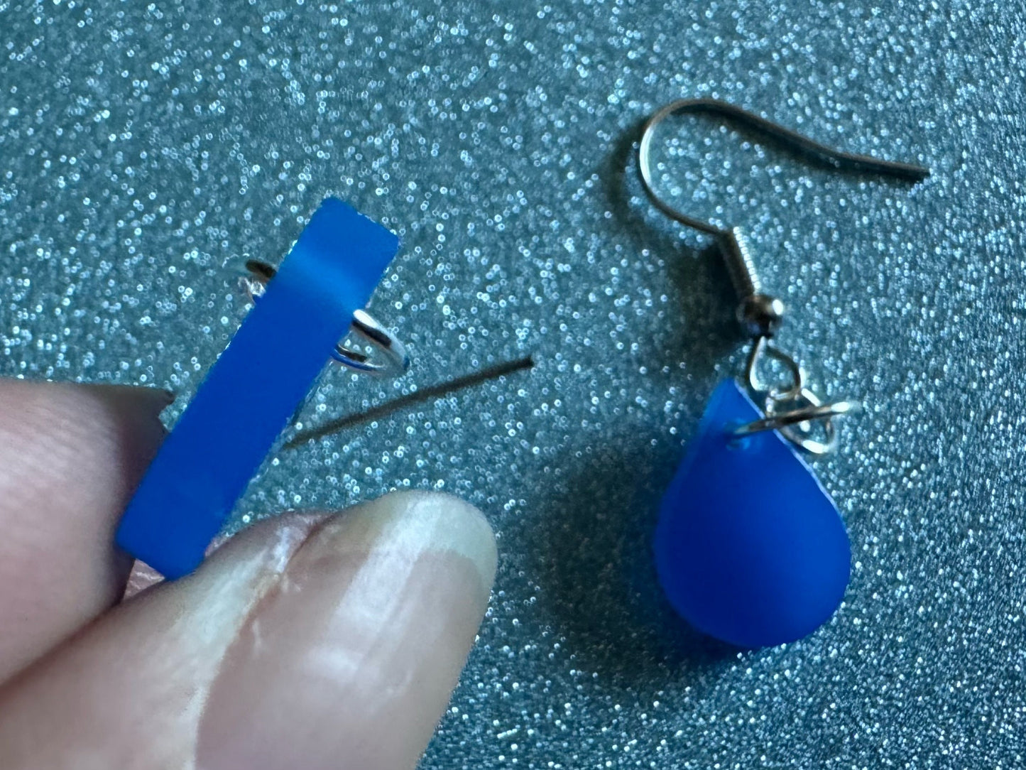 Rain Earrings: Laser Cut Acrylic Raindrops, Rain Drops, Drop, Tear, Stormy Weather, Raining, Rain Storm, Cold, Best Gifts for Her/Him/Them