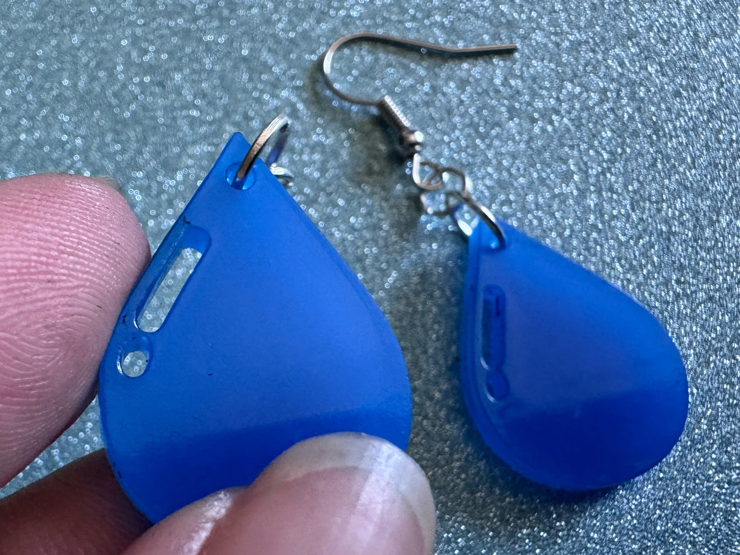 Rain Earrings: Laser Cut Acrylic Raindrops, Rain Drops, Drop, Tear, Stormy Weather, Raining, Rain Storm, Cold, Best Gifts for Her/Him/Them