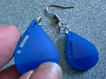 Rain Earrings: Laser Cut Acrylic Raindrops, Rain Drops, Drop, Tear, Stormy Weather, Raining, Rain Storm, Cold, Best Gifts for Her/Him/Them