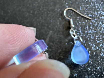 Rain Earrings: Laser Cut Acrylic Raindrops, Rain Drops, Drop, Tear, Stormy Weather, Raining, Rain Storm, Cold, Best Gifts for Her/Him/Them