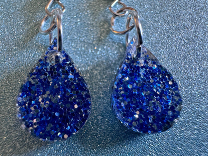 Rain Earrings: Laser Cut Acrylic Raindrops, Rain Drops, Drop, Tear, Stormy Weather, Raining, Rain Storm, Cold, Best Gifts for Her/Him/Them