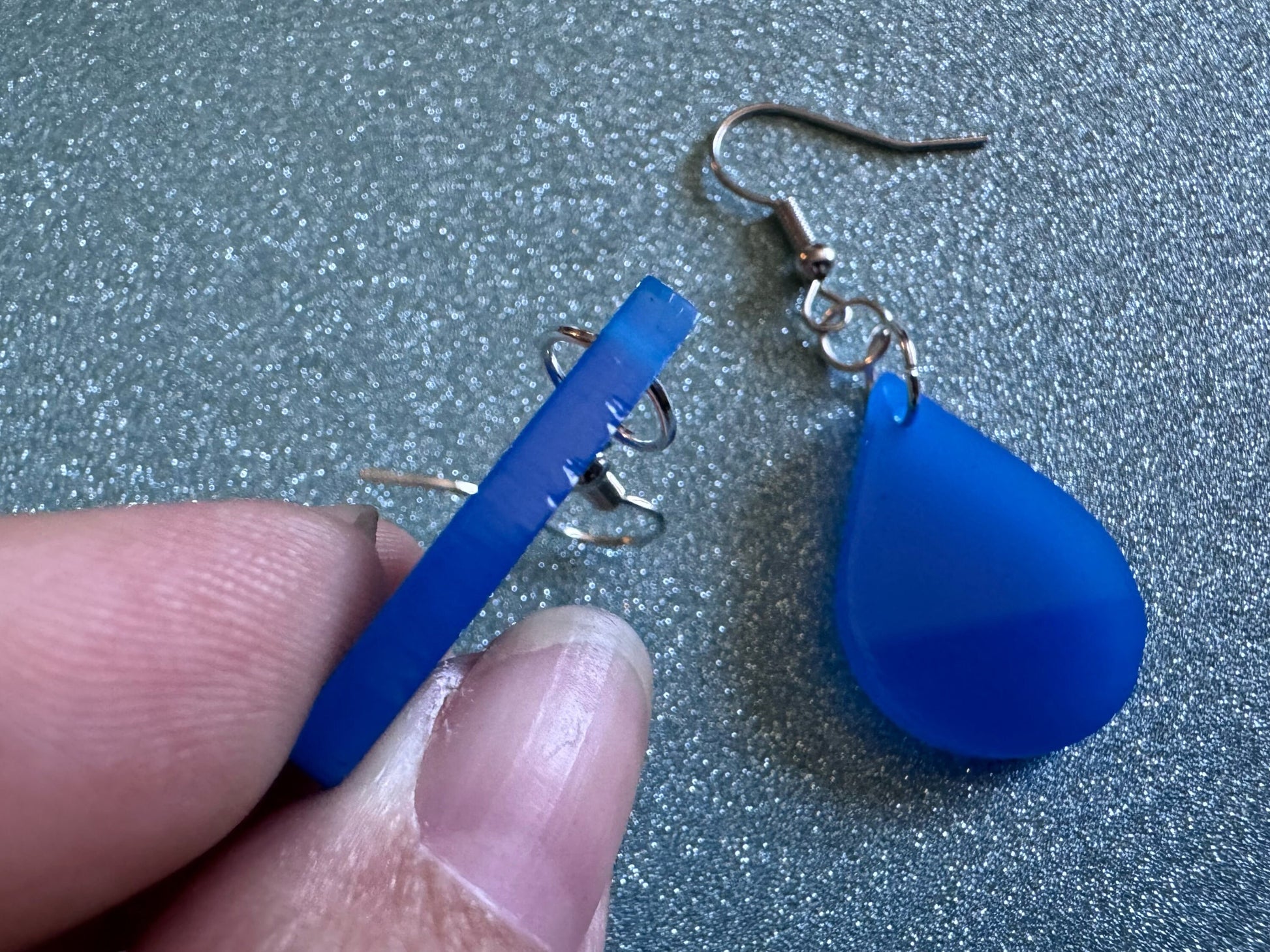 Rain Earrings: Laser Cut Acrylic Raindrops, Rain Drops, Drop, Tear, Stormy Weather, Raining, Rain Storm, Cold, Best Gifts for Her/Him/Them