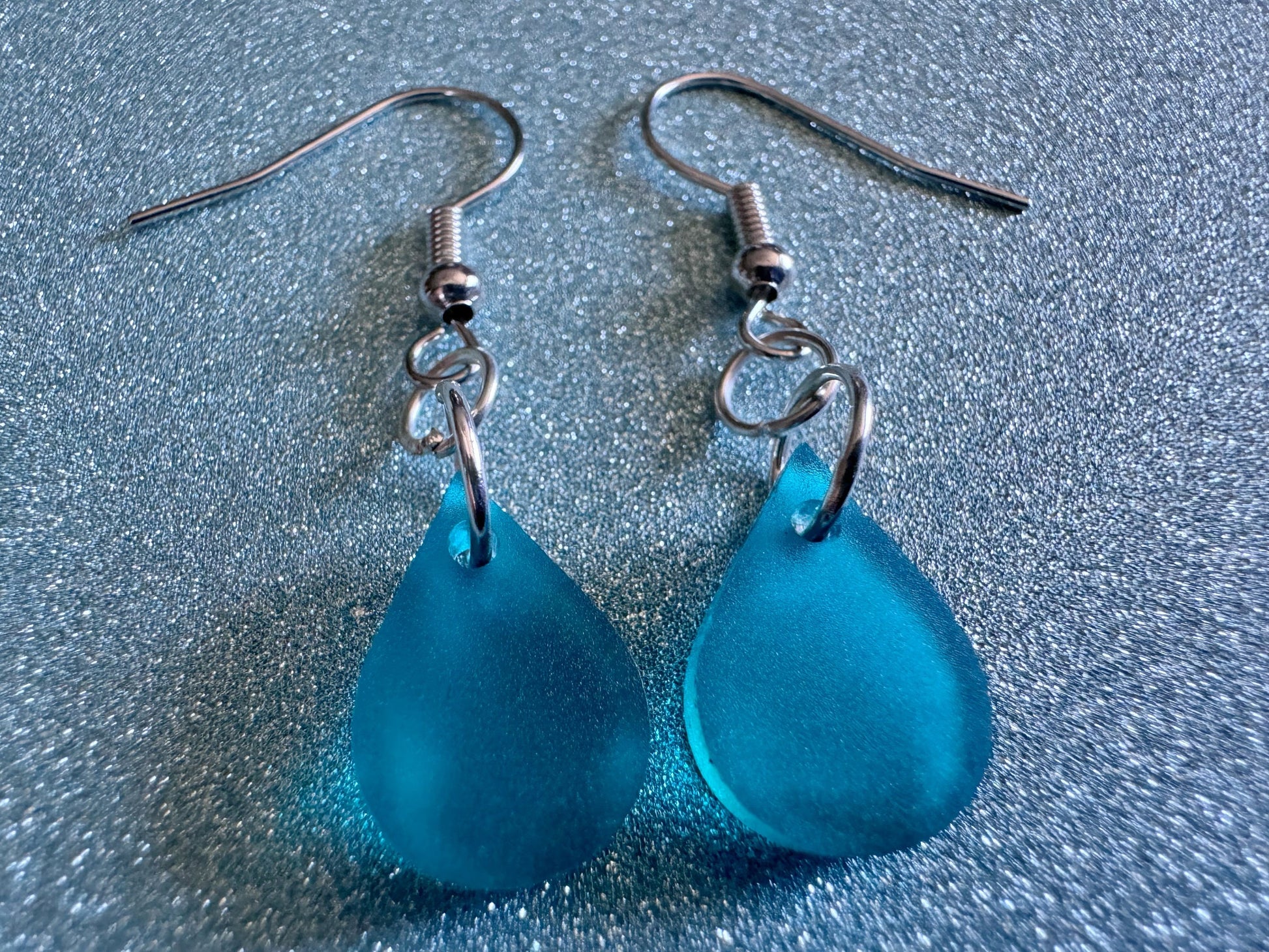 Rain Earrings: Laser Cut Acrylic Raindrops, Rain Drops, Drop, Tear, Stormy Weather, Raining, Rain Storm, Cold, Best Gifts for Her/Him/Them